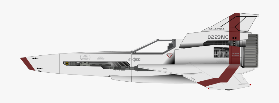 Battlestar Galactica Viper Png, Transparent Clipart