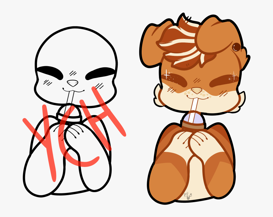 Bubble Tea - Cartoon - Cartoon, Transparent Clipart