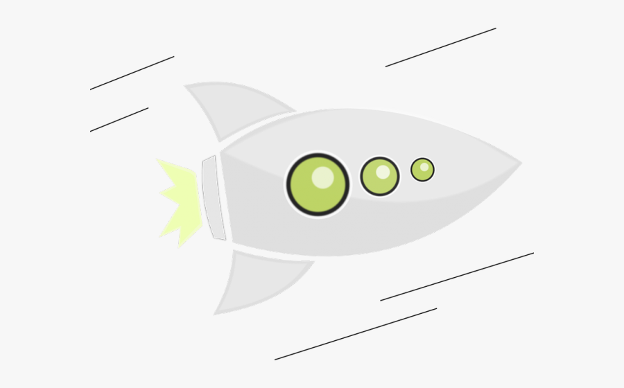 Spaceship Clipart Black Background - Astronot Animasi, Transparent Clipart