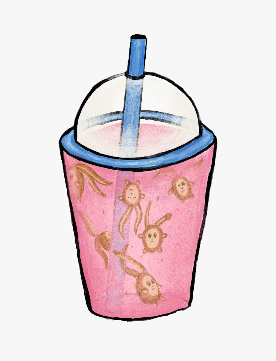 #bunny #bubbletea #bubble #tea #drink #drawing #draw, Transparent Clipart