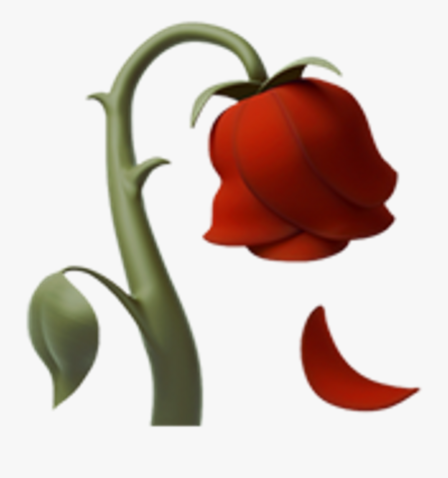 Emoji Clipart Rose Wilted Rose Emoji , Free Transparent Clipart ClipartKey