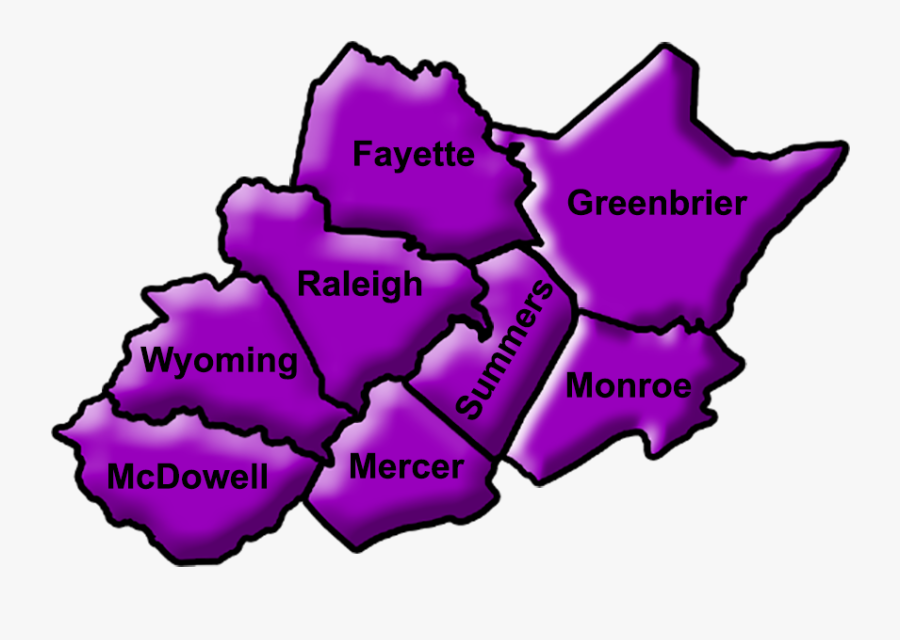New River Greenbrier Valley Counties, Transparent Clipart