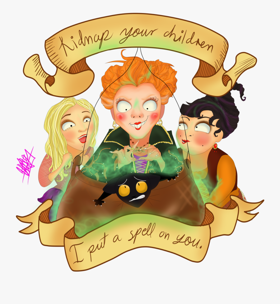 “ I Did A Fan Art Of The Breath Taking Parody Of The - Hocus Pocus Fan Art, Transparent Clipart