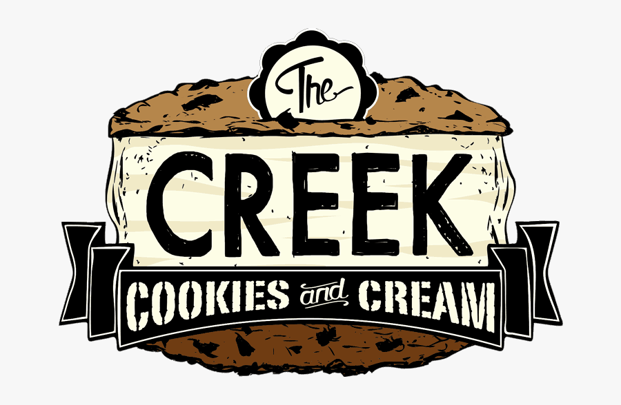 The Creek Cookies And Cream Logo - Creek Cookies And Cream, Transparent Clipart