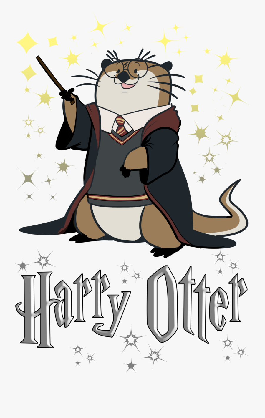 Say Hello To Harry Otter 
you Can Purchase This Product - Cartoon, Transparent Clipart