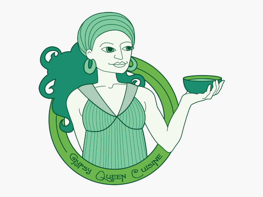 Gypsy Queen Cuisine Clipart , Png Download - Gypsy Queen Asheville Logo, Transparent Clipart