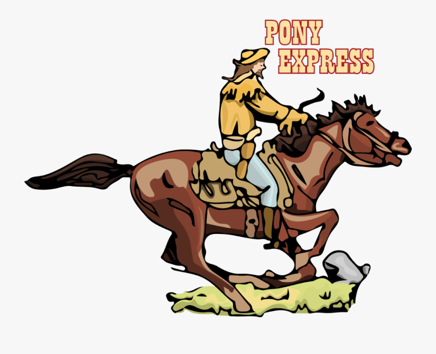Clip Art Banner Download Huge - Pony Express Clipart, Transparent Clipart