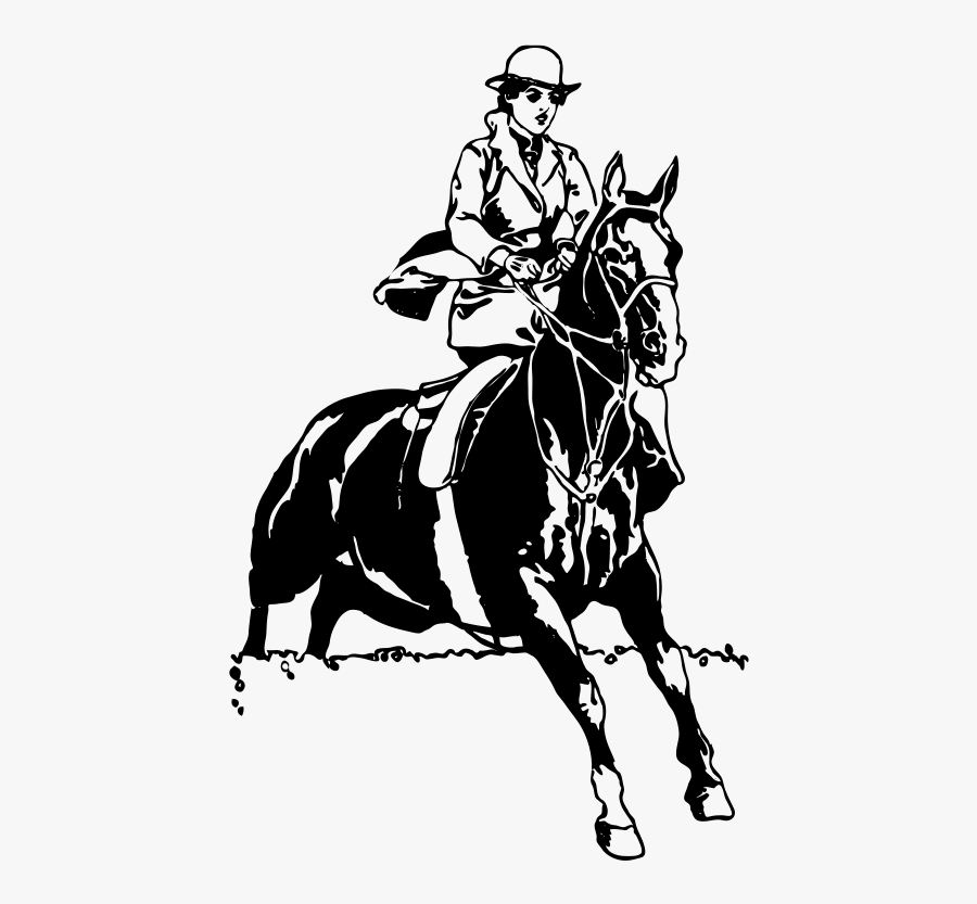 Gambar Kartun Orang Menaiki Kuda, Transparent Clipart