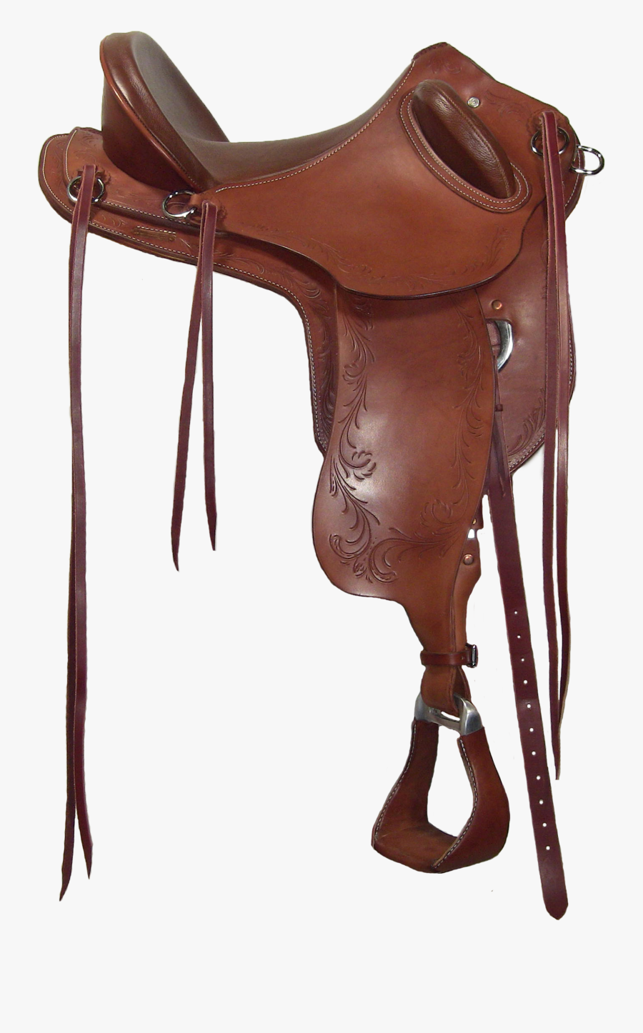 Western English Saddle , Png Download - Western And Engkish Saddle, Transparent Clipart