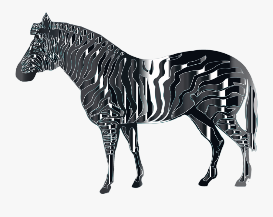 Horse,neck,pack Animal - Blue Zebra Png, Transparent Clipart