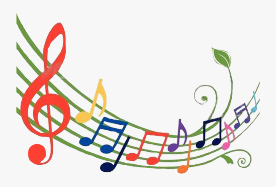 Colorful Musical Notes, Transparent Clipart