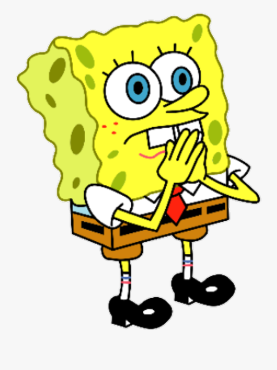Spongebob Face Clipart With A Transparent Background - Spongebob Boi Gif Transparent, Transparent Clipart