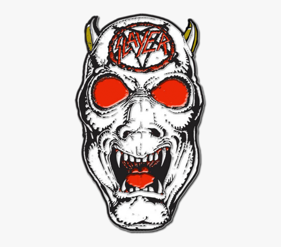 White Demon Patch - Slayer Reign In Blood Demon, Transparent Clipart