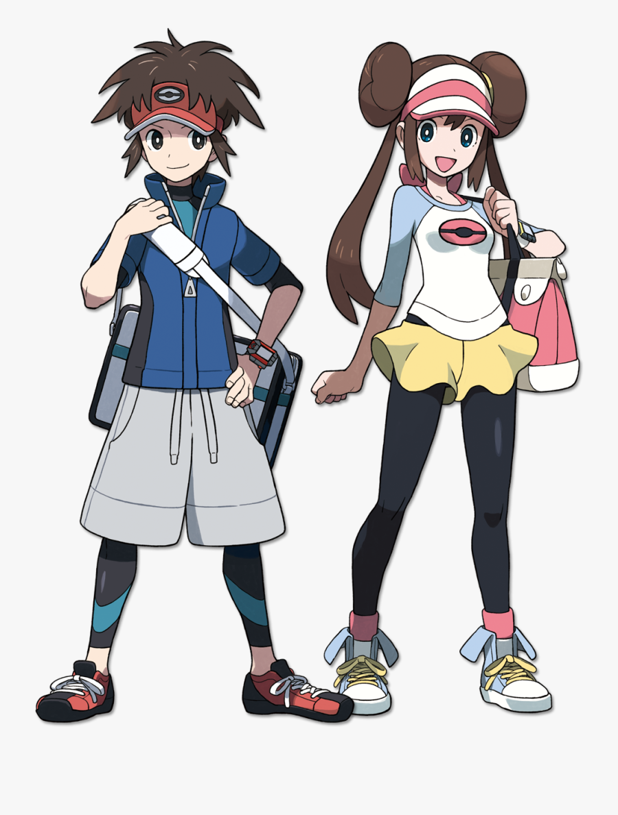 B2w2 New Players - Pokemon Blanco Y Negro 2 Personajes, Transparent Clipart