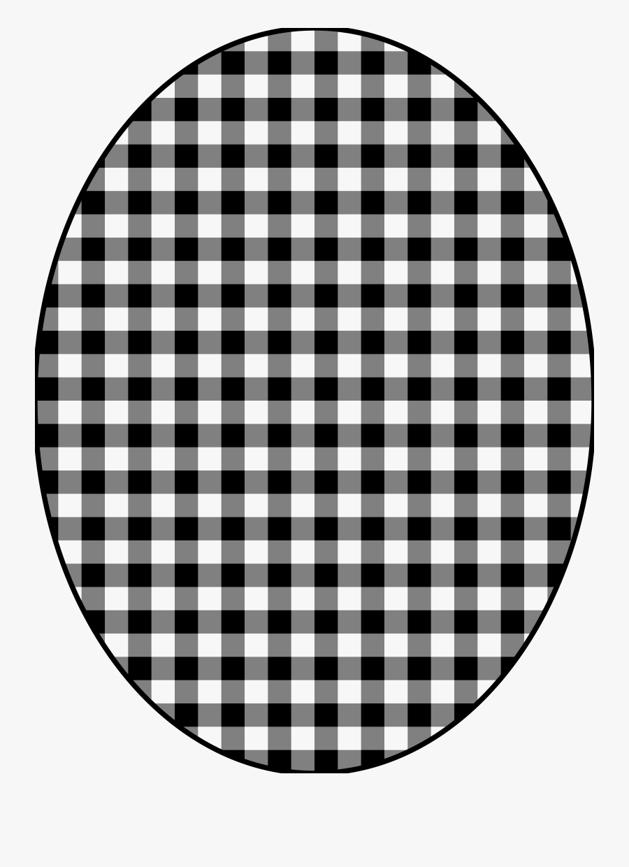 Monochrome - Houndstooth Football, Transparent Clipart