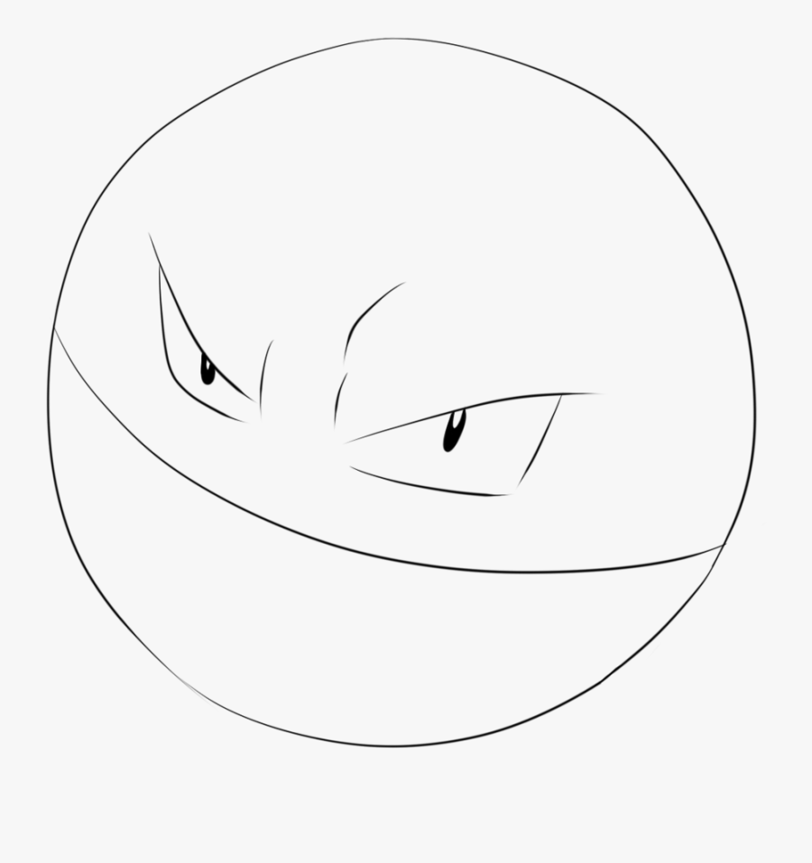 How To Draw Voltorb 26 Amazing Electrode Pokemon Coloring - Line Art, Transparent Clipart
