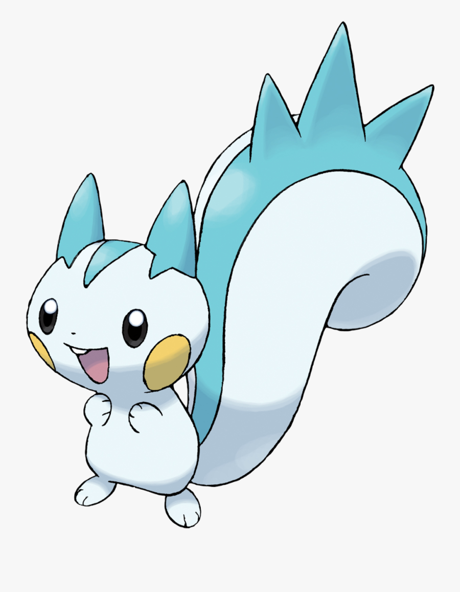 Transparent Squirrel Clipart Black And White - Pachirisu Pokemon, Transparent Clipart