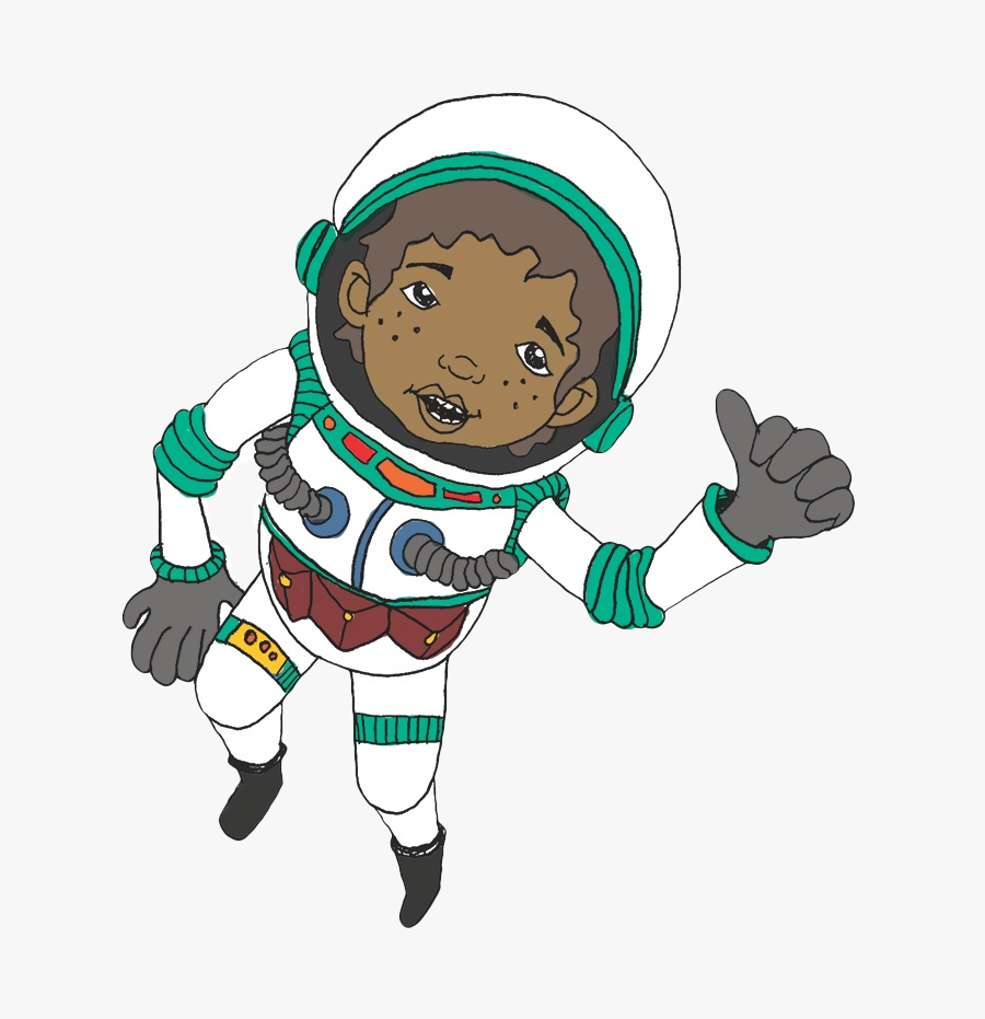 Transparent Astronaut Clip Art - Cartoon, Transparent Clipart