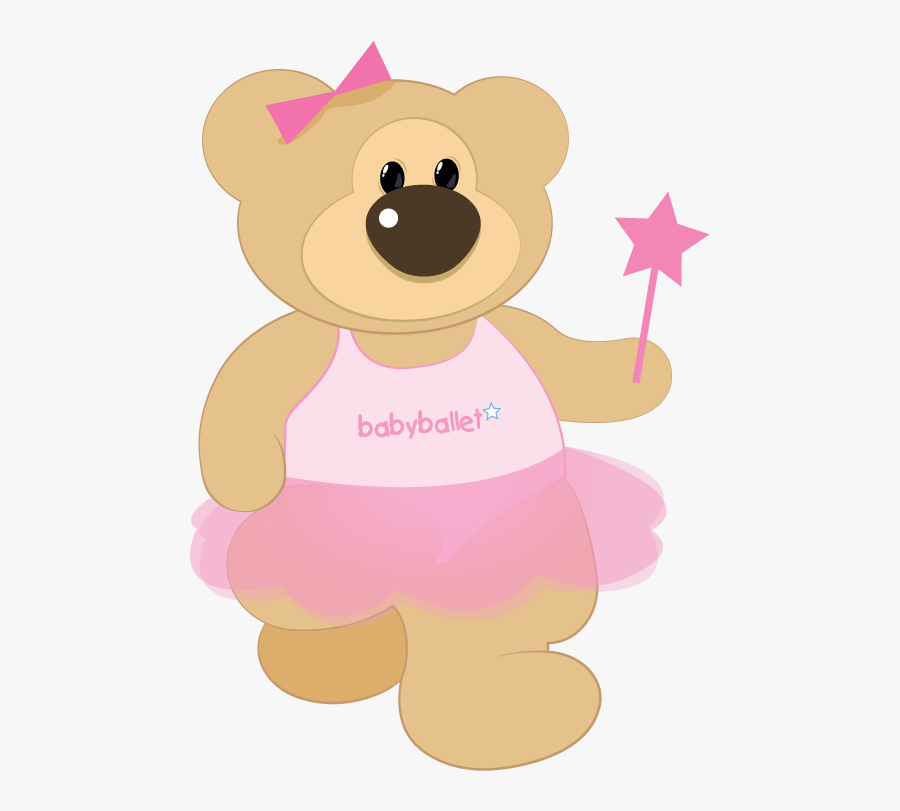 Ballerina Clipart Teddy Bear - Baby Ballet Twinkle Bear, Transparent Clipart
