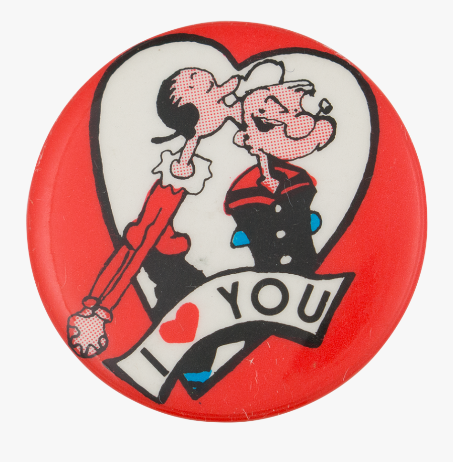 Clip Art Popeye And Olive Oil Images - Popeye And Olive Love, Transparent Clipart