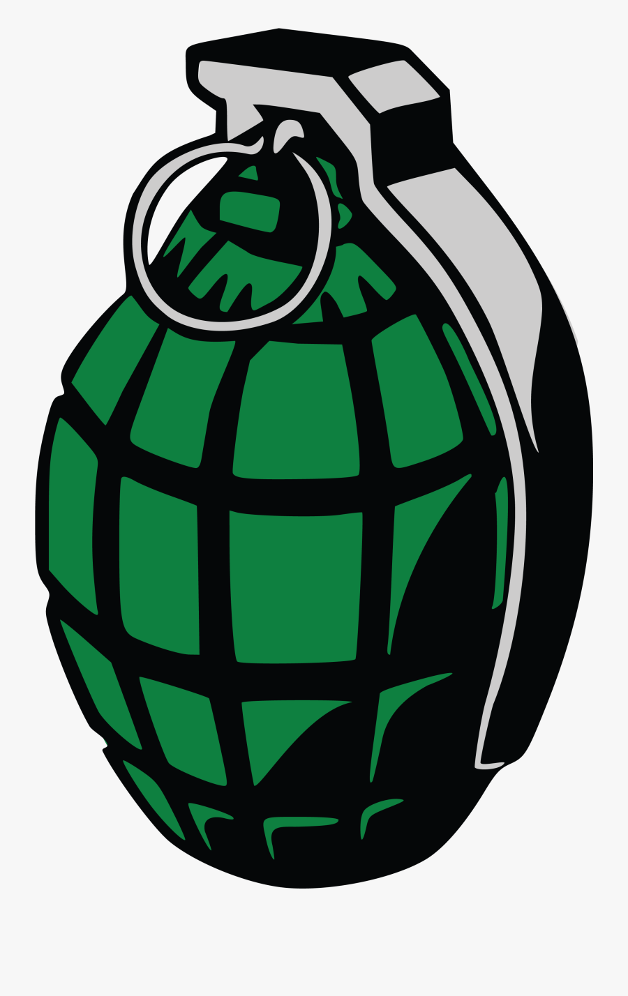 Hand Grenade, Transparent Clipart