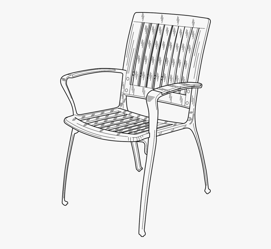 Chair Garden Chair Plastic Chair - Chair Clip Art, Transparent Clipart