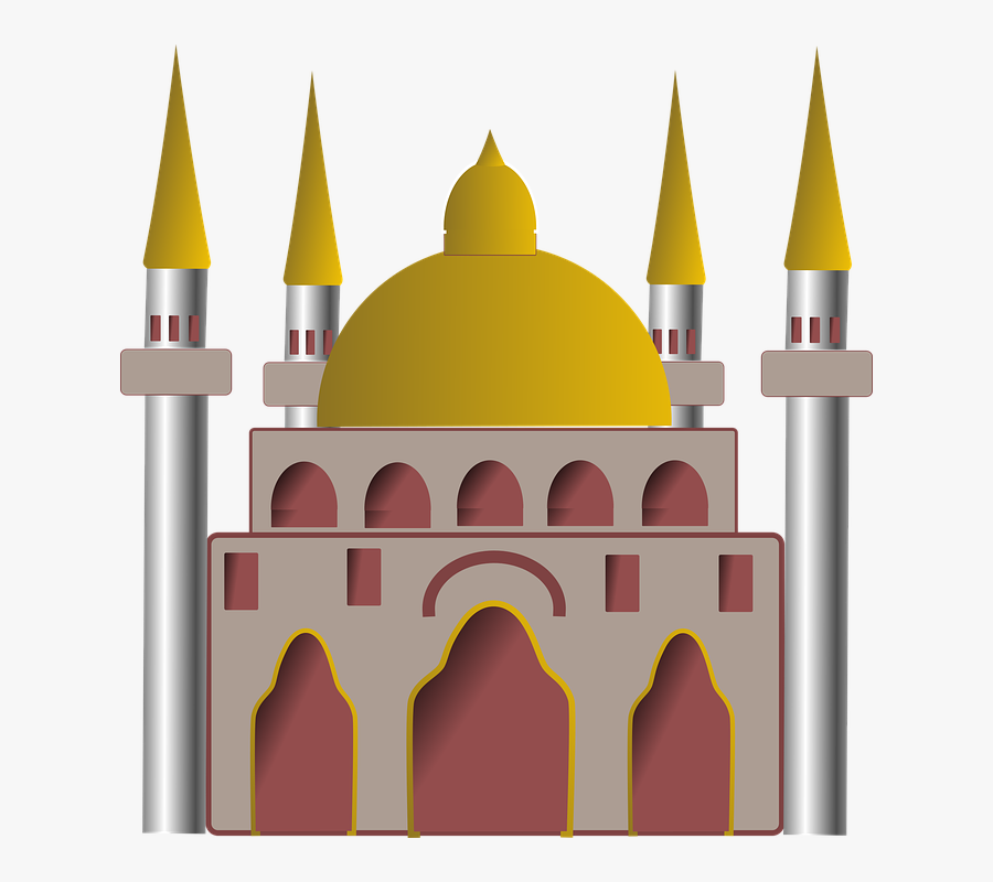 Mosque Clipart Islamic School - Mosque Building Clipart Png, Transparent Clipart