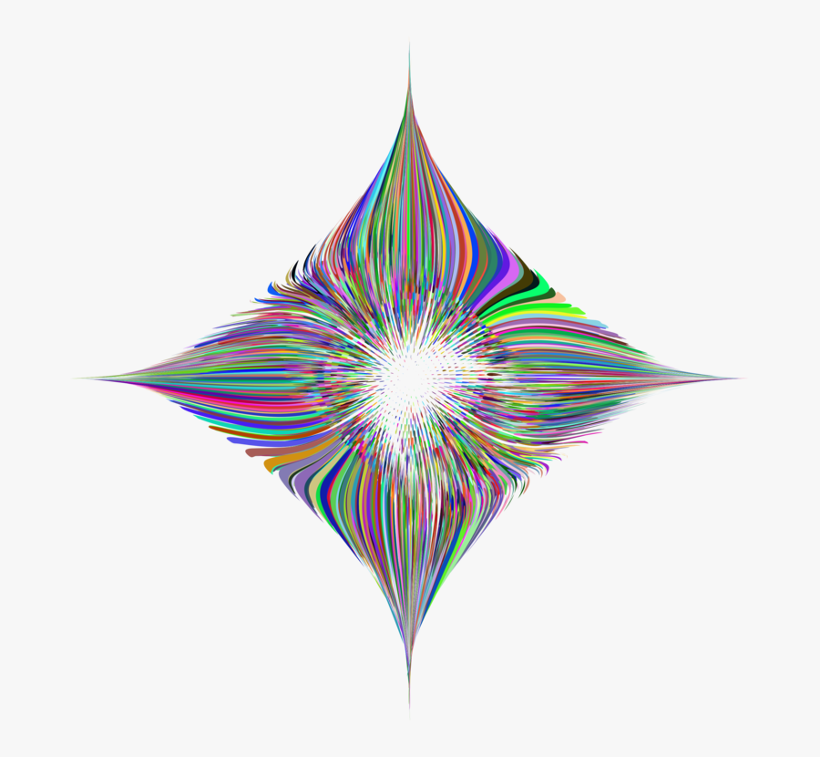 Graphic Design,fractal Art,star - Fractal Art, Transparent Clipart