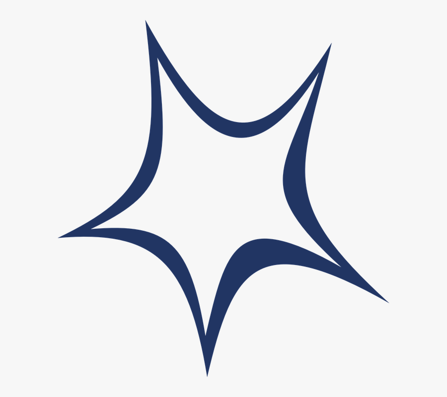 Star, Blue, Splash, Bang, Snapper - Star Splash Png, Transparent Clipart