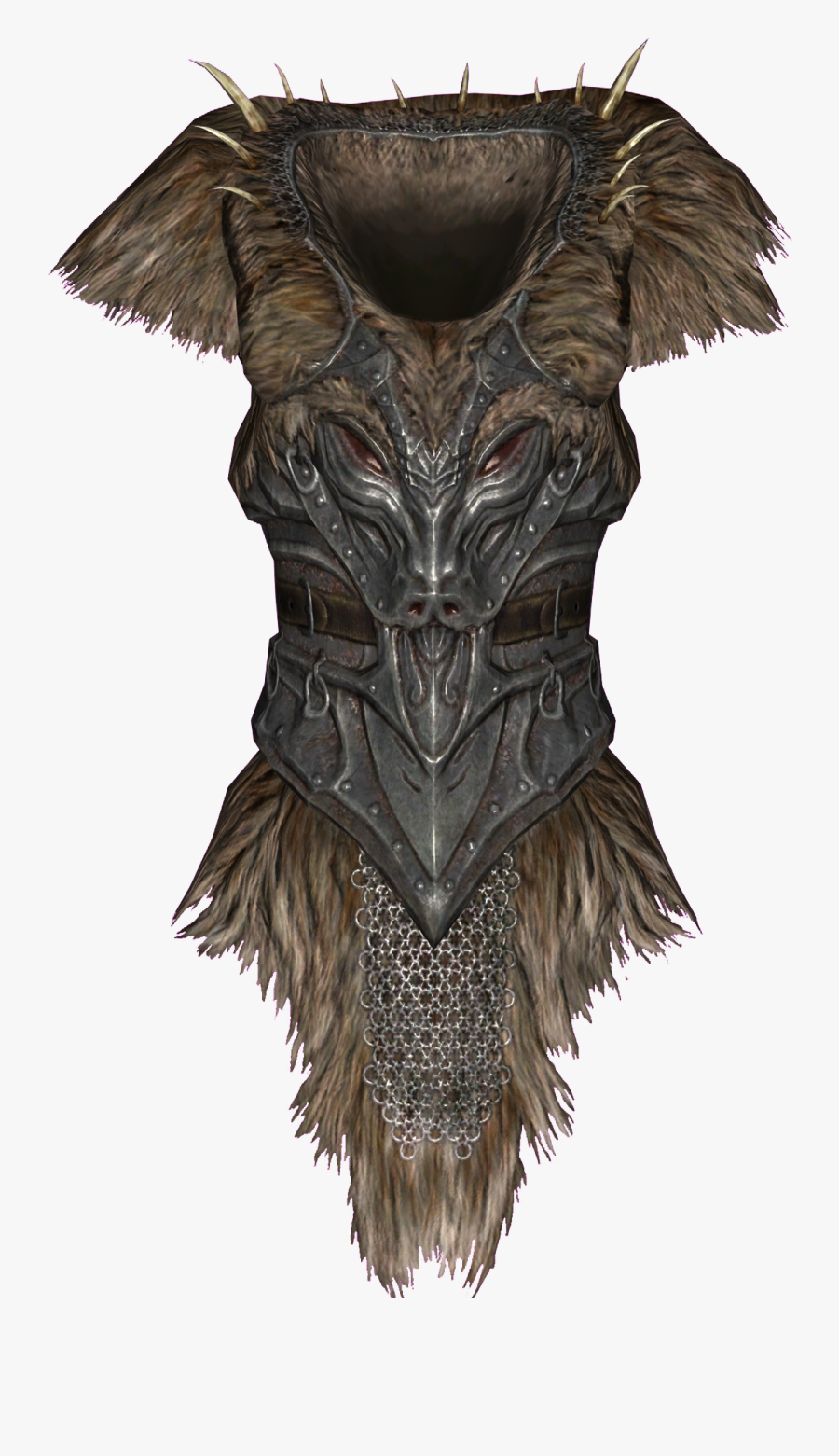 Savior"s Hide - Skyrim Hircine Armor, Transparent Clipart