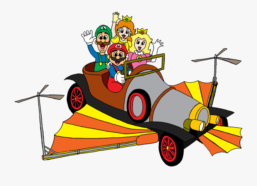 Super Mario Clip Art - Chitty Chitty Bang Bang Car Cartoon, Transparent Clipart