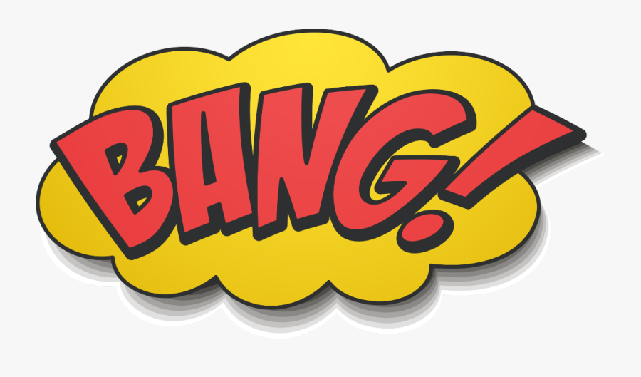 Transparent Comic Effect Png - Bang Png, Transparent Clipart