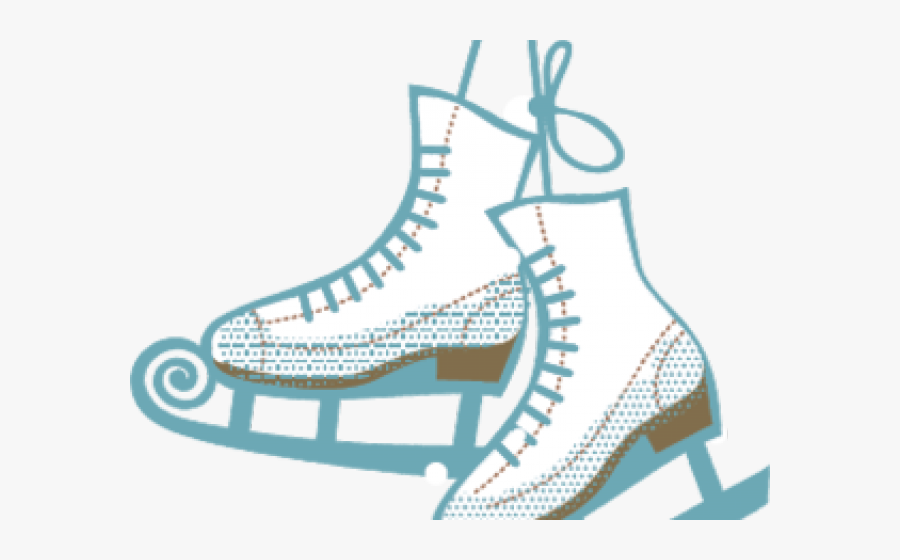 Transparent Ice Skate Clipart - Ice Skating Transparent Background, Transparent Clipart