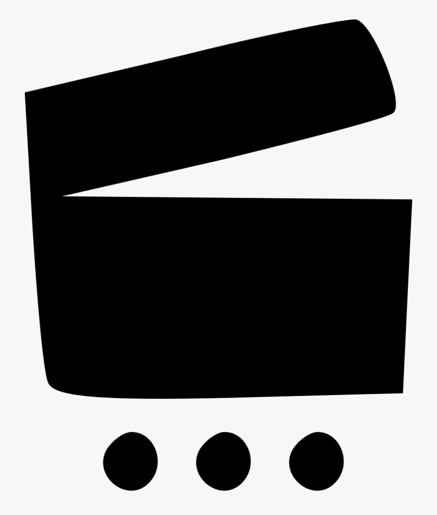 Movie Clapper Solid Select, Transparent Clipart