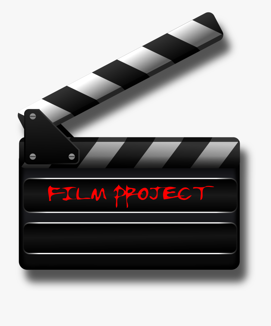 Film Clapper Clip Arts - Graphic Design, Transparent Clipart