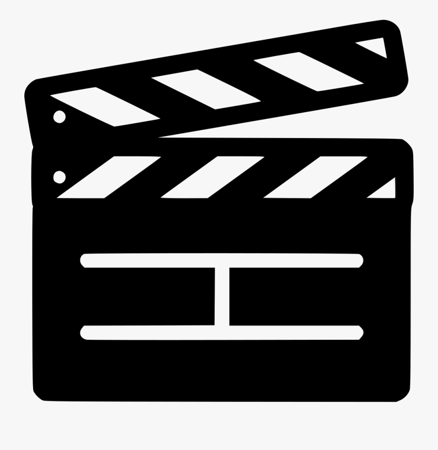 Cinema Clipart Film Slate - Film Slate Icon Png, Transparent Clipart