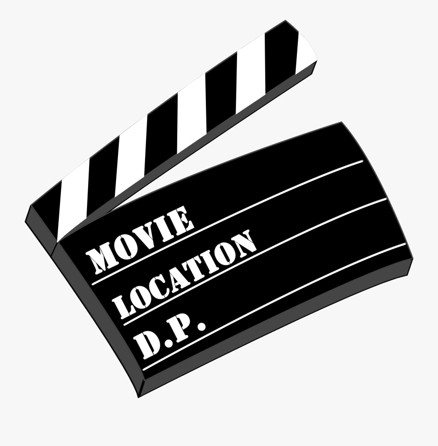 Movie Slate - Slate Film Cartoon Png, Transparent Clipart