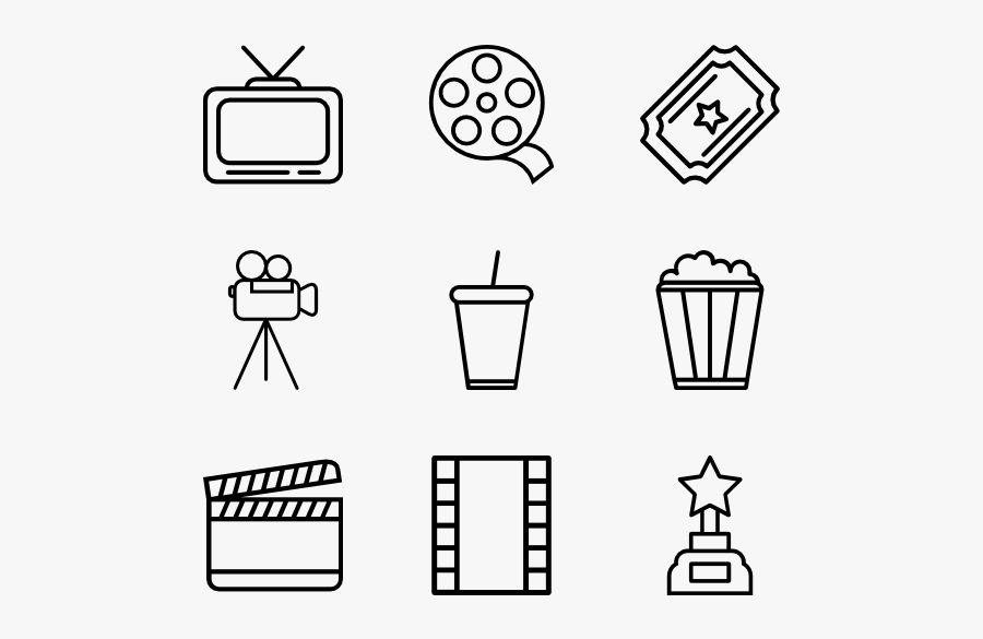 Cinema - Leadership Icon Ppt, Transparent Clipart