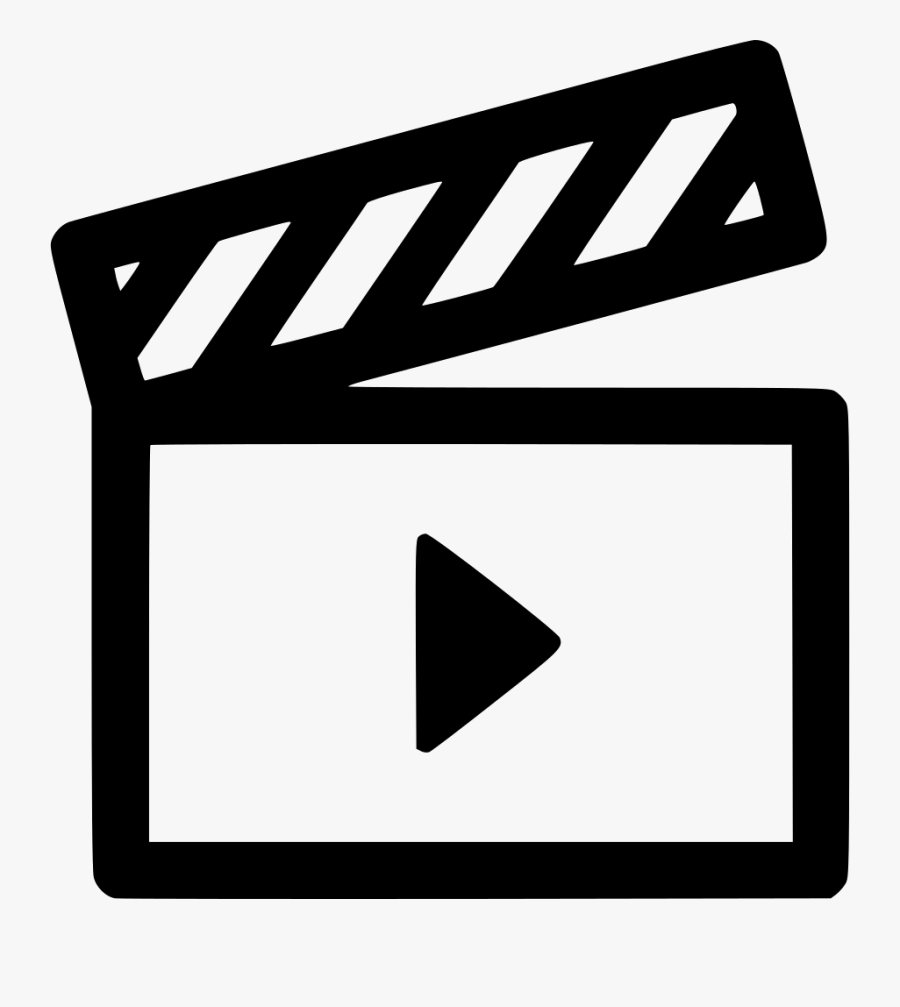 Play Movie Video Clapper Scene - Movie Icon Png Transparent, Transparent Clipart