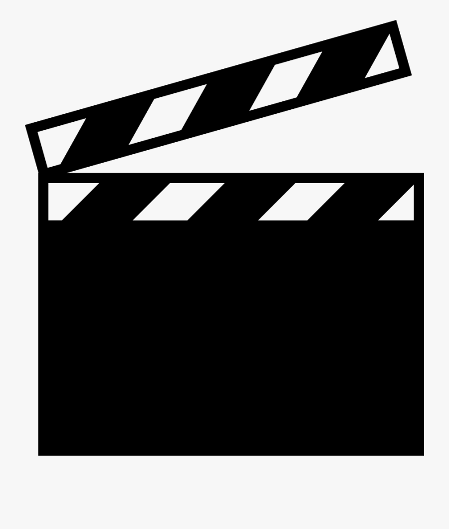 Cinema Clapper - Video Maker Logo Png, Transparent Clipart