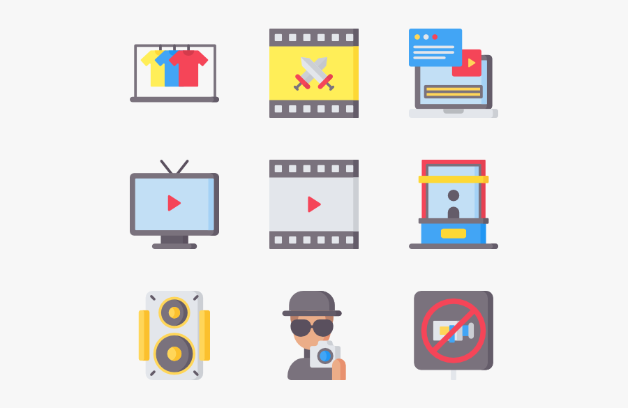 Film Industry, Transparent Clipart