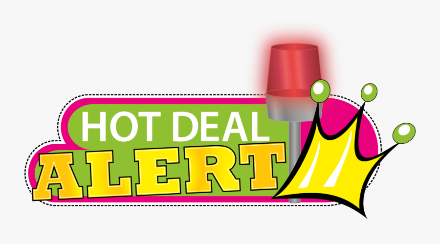 Hot Deal Alert, Transparent Clipart