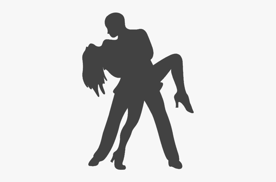 Duet Dance Outline, Transparent Clipart