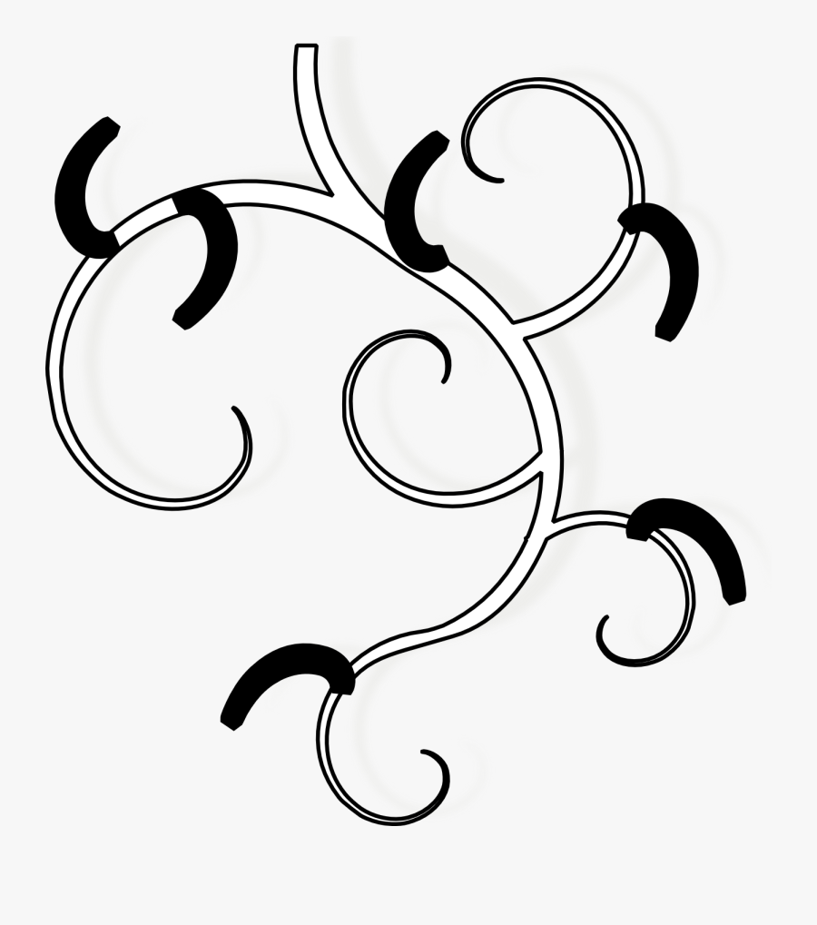 Image Library Library Cool Swirl Designs Black And - Clip Art, Transparent Clipart
