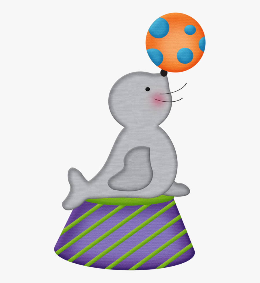 Seal Circus Clipart, Transparent Clipart