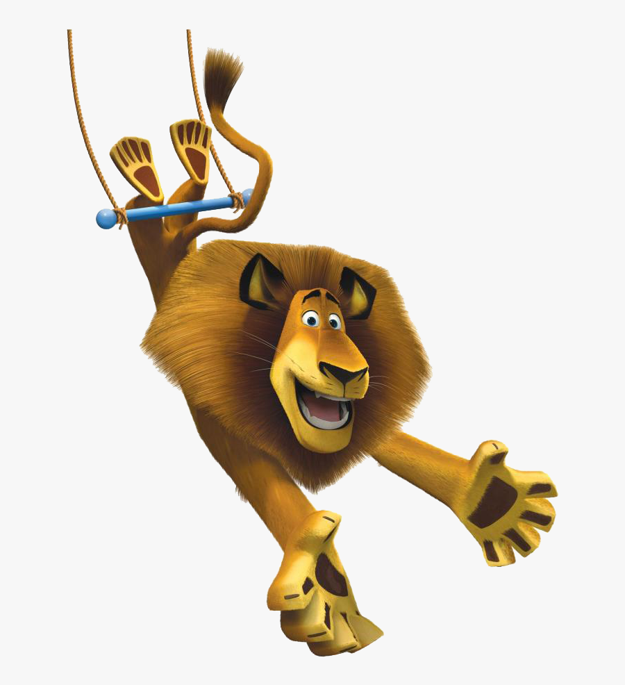 Transparent Circus Animal Clipart - Madagascar 3 Europe's Most Wanted Lion, Transparent Clipart