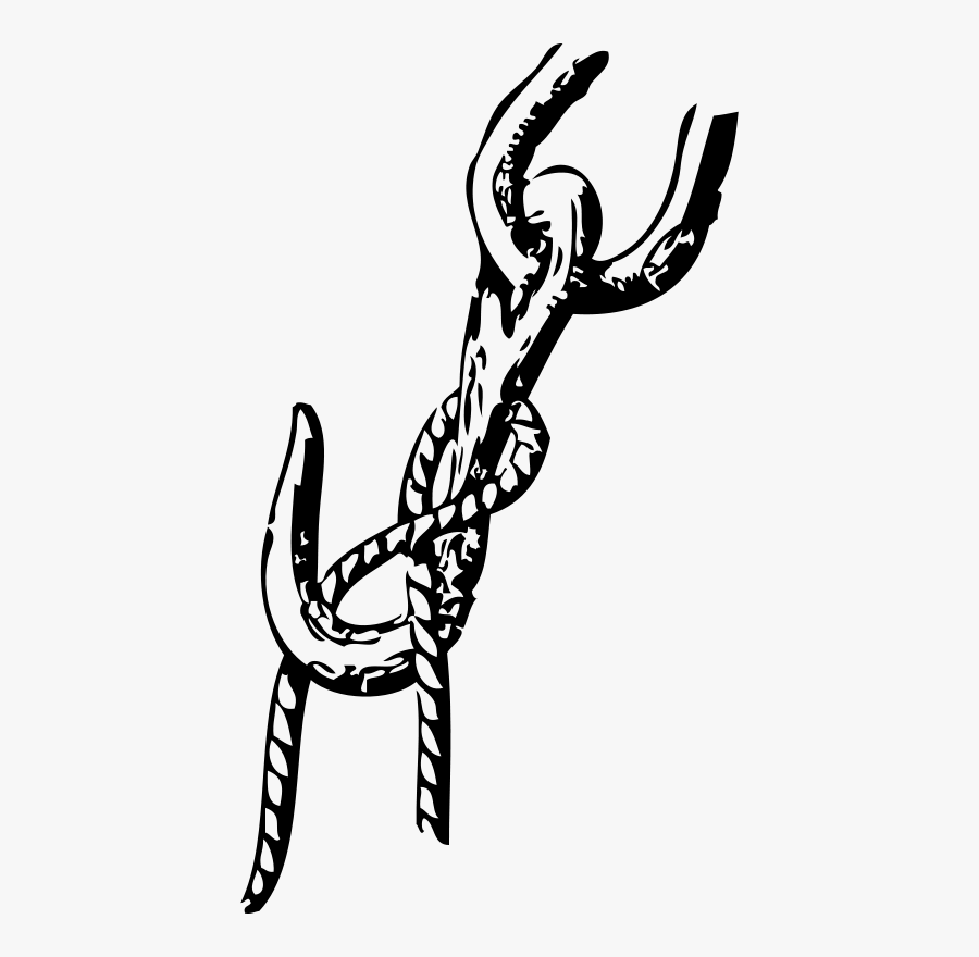 Seizings, Hitches, Splices, Bends And Knots Clip Art - Types Of Knots, Transparent Clipart