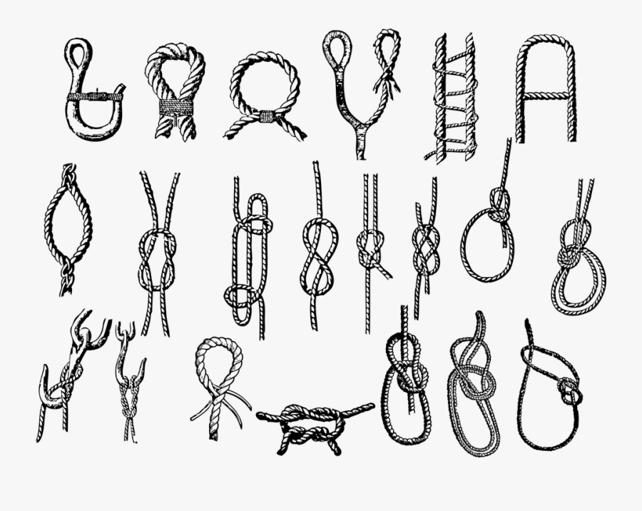 Clip Art Heart Knot Royalty Library - Important Knots, Transparent Clipart