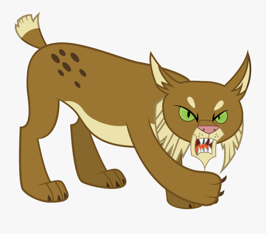 Lynx Vector Cat - Cartoon, Transparent Clipart