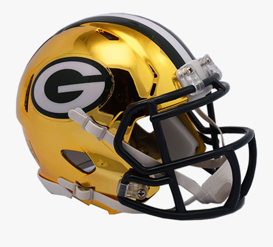 Clip Art Packers Chrome Riddell Speed - Ravens Helmet, Transparent Clipart
